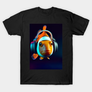 Clownfisch Headphones T-Shirt